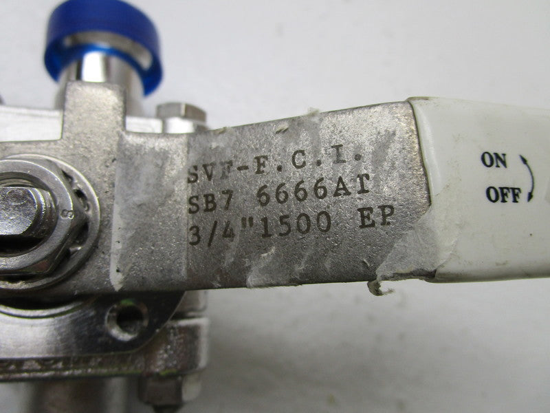 SVF SB7-6666AT BALL VALVE 3/4"  NSNP