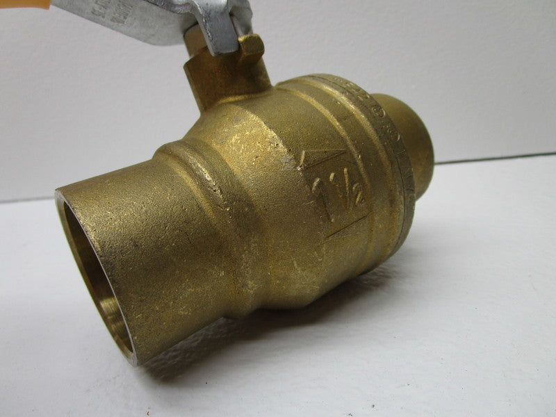 RUB BRASS S.42 600CWP BALL VALVE 1-1/2"  NSNP