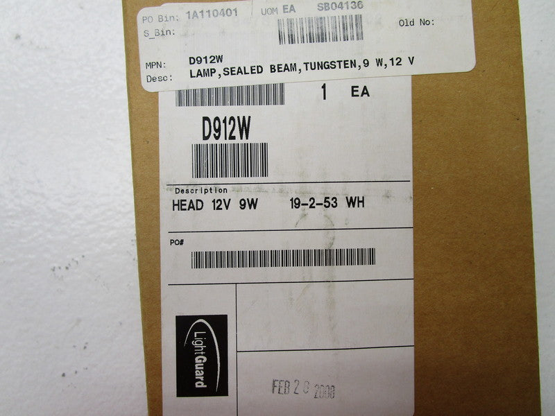LIGHTGUARD D912W LAMP BEAM  NSMP
