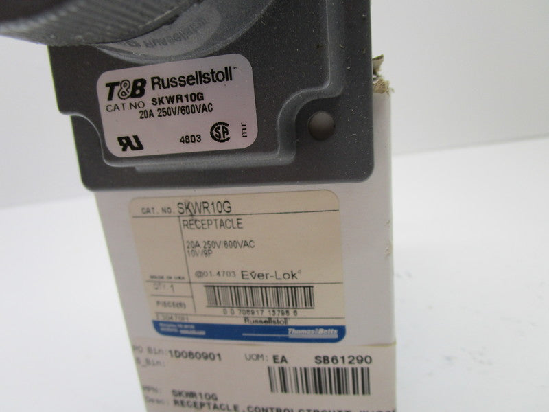 THOMAS & BETTS SKWR10G RECEPTACLE  NSMP