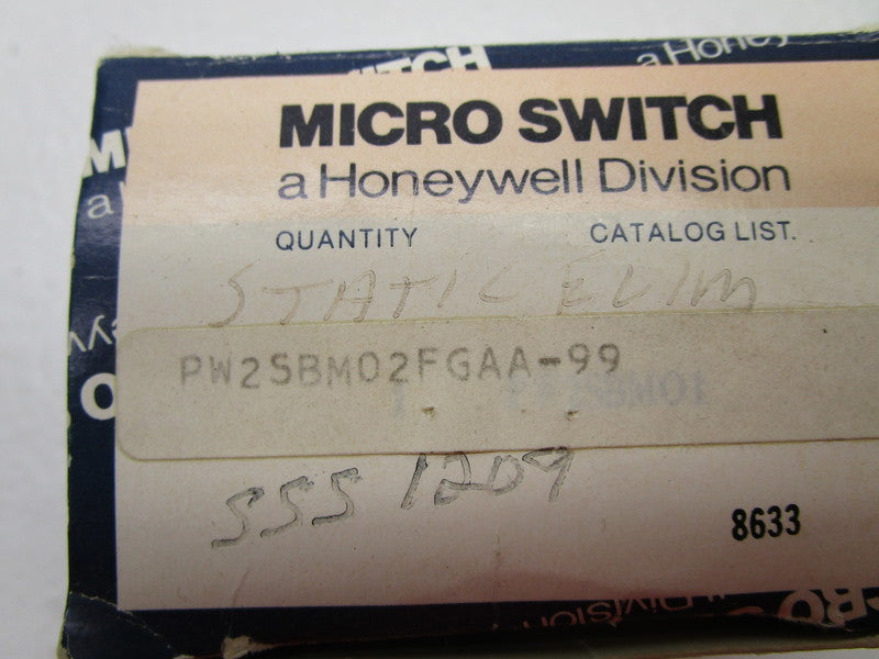 MICRO SWITCH PW2SBM02FGAA-99 PILOT LIGHT MODULE  NSMP