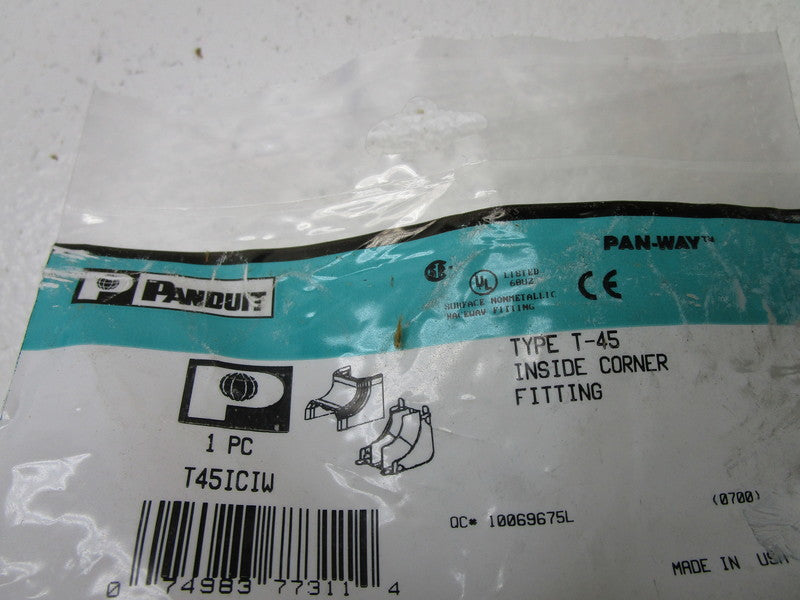 PANDUIT T45ICIW INSIDE CORNER FITTING  NSMP