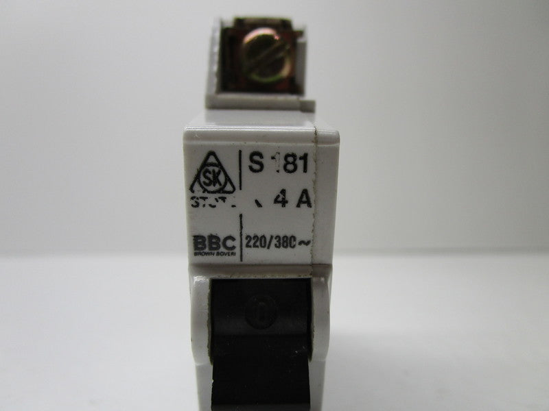 BBC S181-4A CIRCUIT BREAKER 4A  UNMP