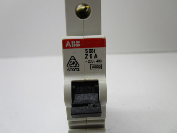 ABB S281-Z6A CIRCUIT BREAKER 6A  UNMP