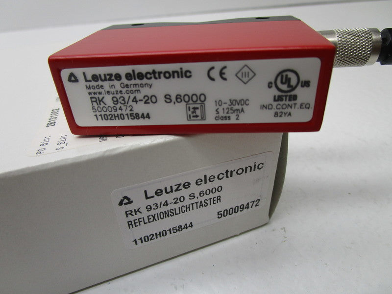 LEUZE RK93/4-20-S,6000 PHOTOELECTRIC SENSOR  NSMP