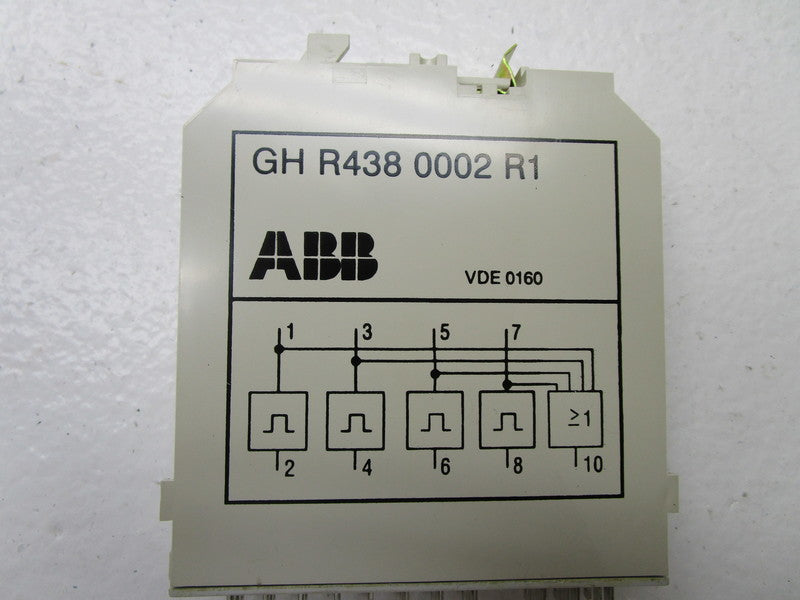 ABB GHR4380002R1 RELAY MODULE  UNMP