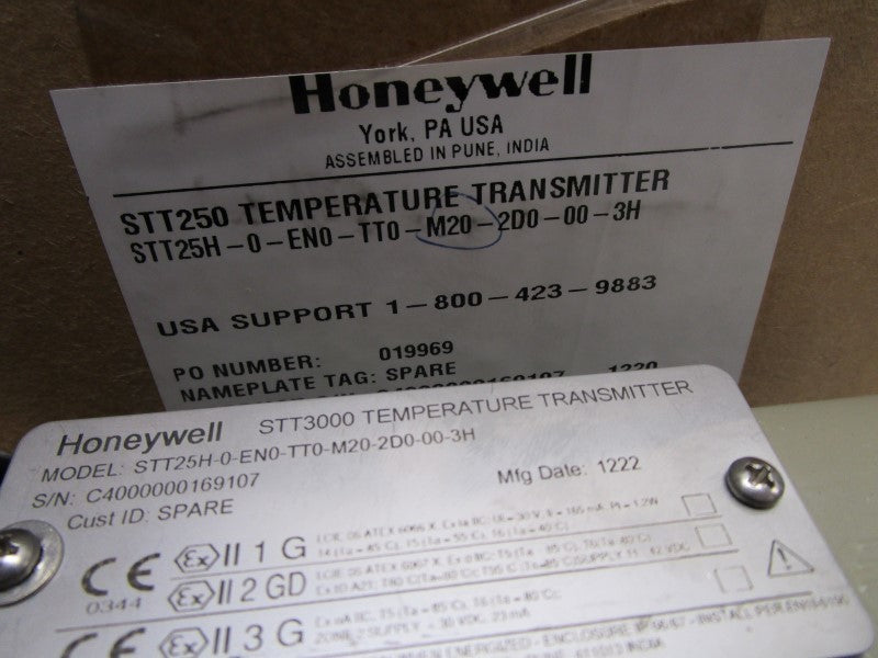 HONEYWELL STT25H-0-EN0-TT0-M20-2D0-00-3H TRANSMITTER  NSMP