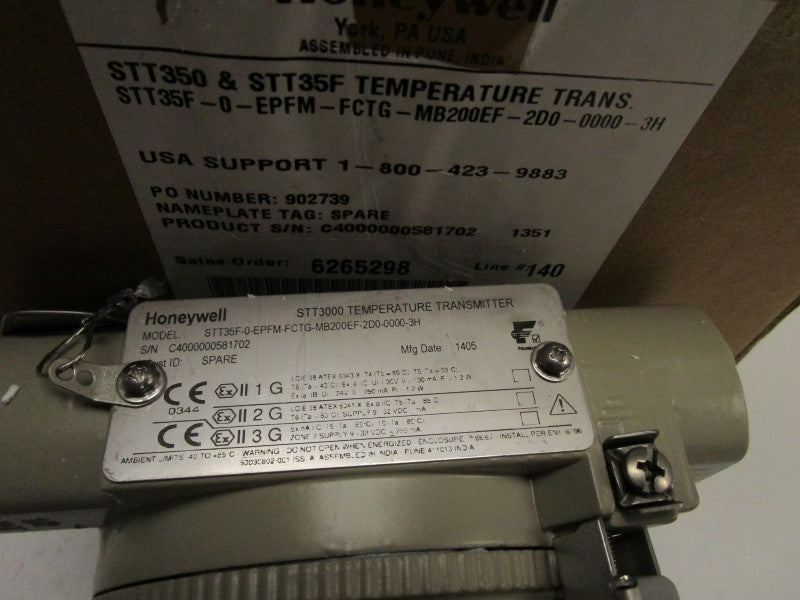 HONEYWELL STT35F-0-EPFM-FCTG-MB200EF-2D0-0000-3H TRANSMITTER  NSMP