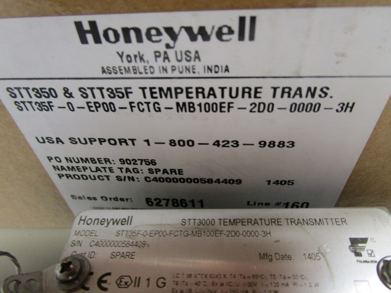 HONEYWELL STT35F-0-EP00-FCTG-MB100EF-2D0-0000-3H TRASNMITTER  NSMP