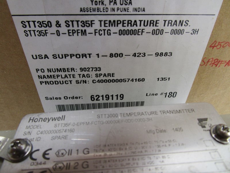 HONEYWELL STT35F-0-EPFM-FCTG-00000EF-0D0-0000-3H TRANSMITTER  NSMP