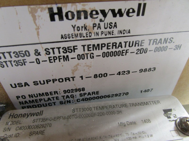 HONEYWELL STT35F-0-EPFM-00TG-00000EF-2D0-0000-3H TRANSMITTER  NSMP