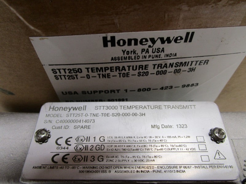 HONEYWELL STT25T-0-TNE-T0E-S20-000-00-3H TRANSMITTER  NSMP