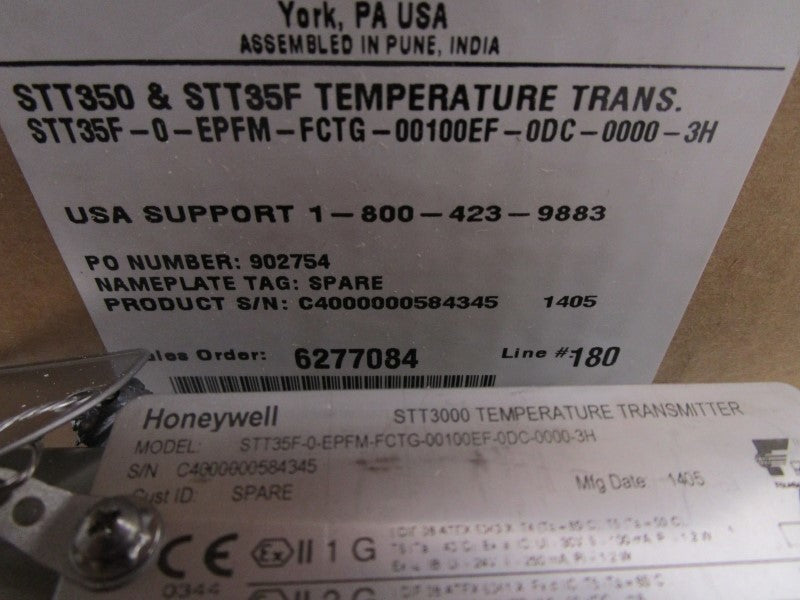 HONEYWELL STT35F-EPFM-FCTG-00100EF-0DC-0000-3H TRANSMITTER  NSMP