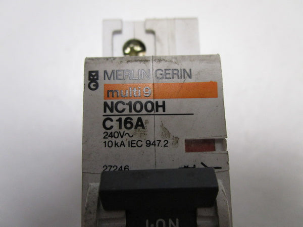 MERLIN GERIN 27246 NC100H-C16 CIRCUIT BREAKER 16A  UNMP