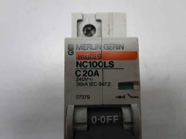 MERLIN GERIN 27379 NC100LS-C20 CIRCUIT BREAKER 20A  UNMP