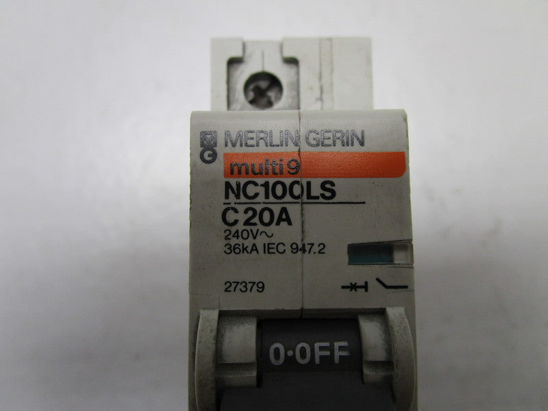 MERLIN GERIN 27379 NC100LS-C20 CIRCUIT BREAKER 20A  UNMP