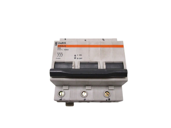 MERLIN GERIN 21491 C63LS CIRCUIT BREAKER 60A  UNMP