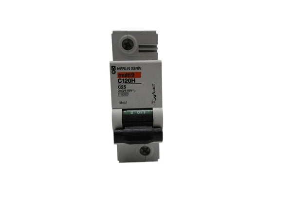 MERLIN GERIN 18441 C120H-C25 CIRCUIT BREAKER 25A  NSNP