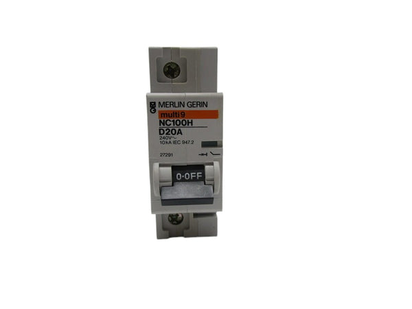 MERLIN GERIN 27291 NC100H-D20 CIRCUIT BREAKER 20A  NSNP