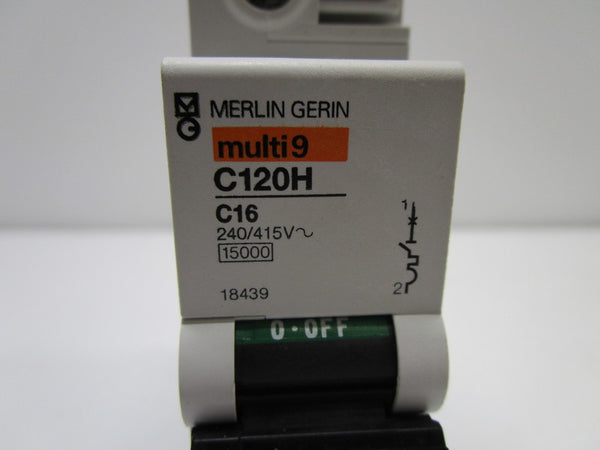 MERLIN GERIN 18439 C120H-C16 CIRCUIT BREAKER 16A  NSNP