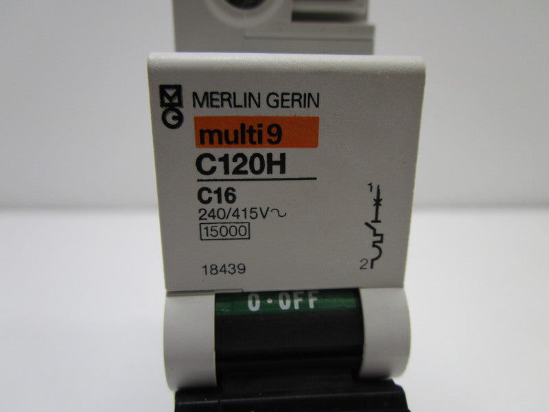 MERLIN GERIN 18439 C120H-C16 CIRCUIT BREAKER 16A  NSNP
