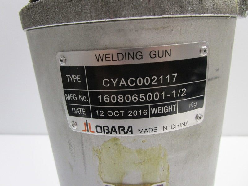 JIL OBARA CYAC002117 WELDING GUN  UNMP