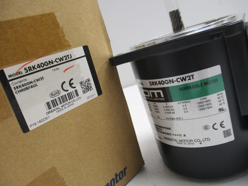 ORIENTAL MOTOR 5RK40GN-CW2T REVERSIBLE MOTOR  NSMP