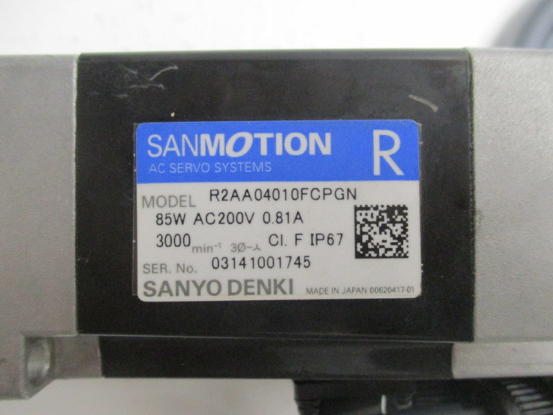 SANYO DENKI R2AA04010FCPGN SERVO MOTOR  UNMP
