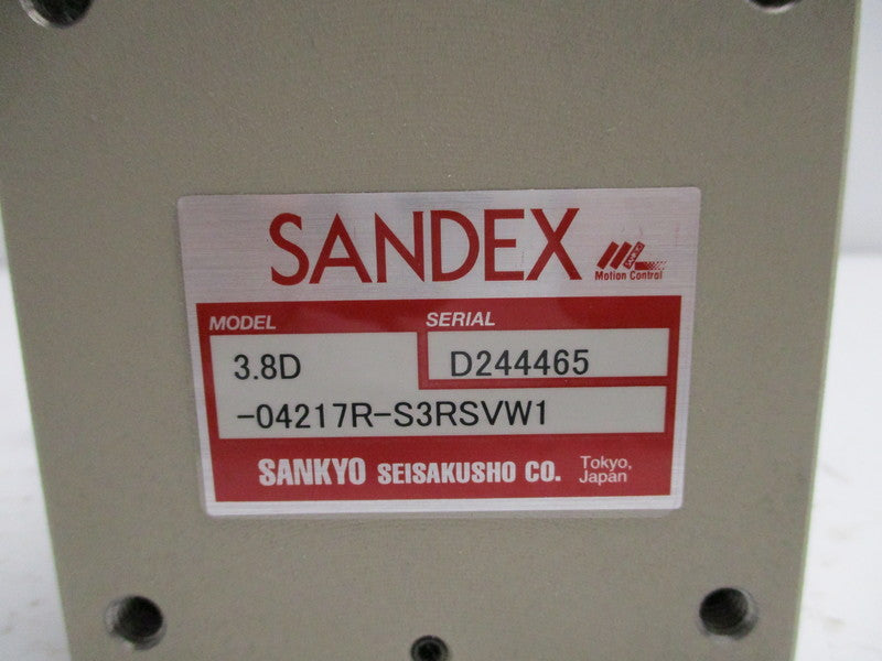 SANKYO 3.8D-04217R-S3RSVW1 MECHANICAL INDEXER GEARBOX  NSNP