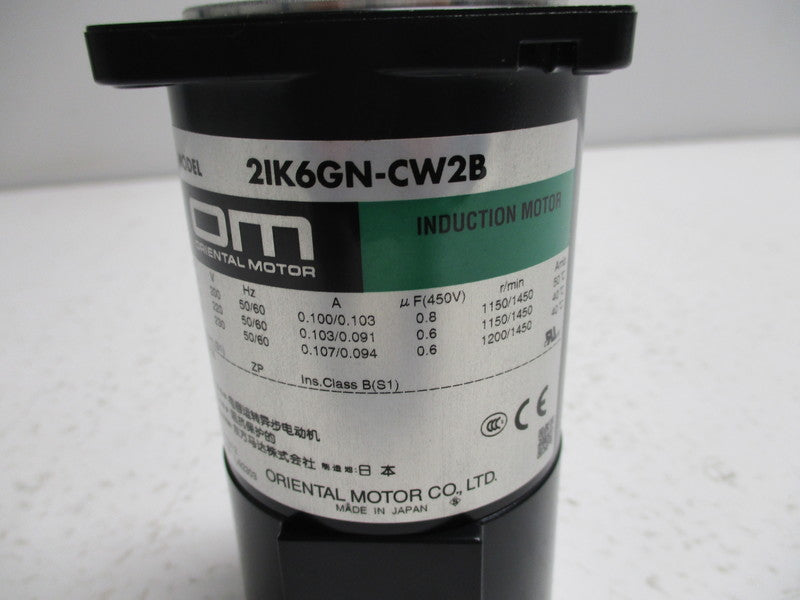 ORIENTAL MOTOR 2IK6GN-CW2B INDUCTION MOTOR  NSNP