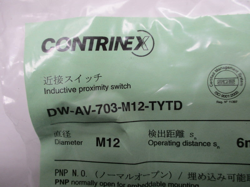 CONTRINEX DW-AV-703-M12-TYTD PROXIMITY SWITCH  NSMP