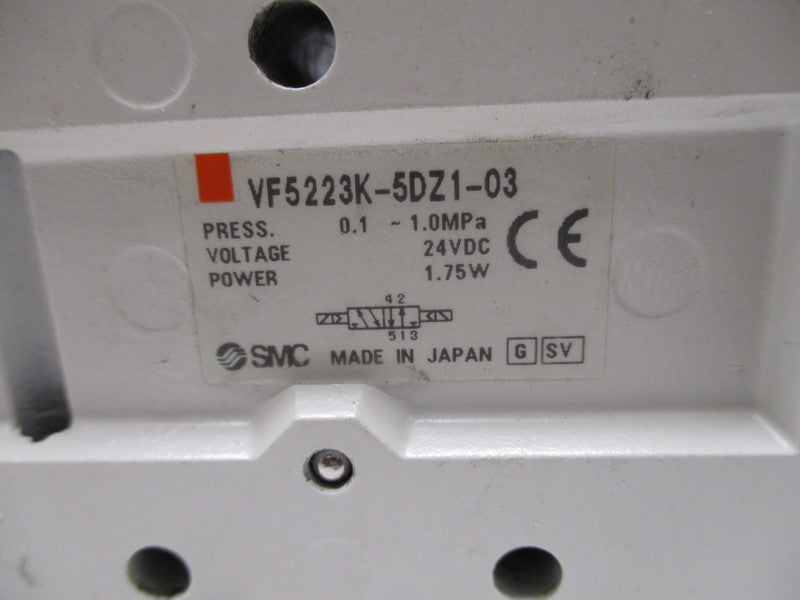 SMC VF5223K-5DZ1-03 SOLENOID VALVE  UNMP