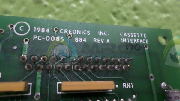 CREONICS INC. PC-0085-84 PC BOARD NSNP