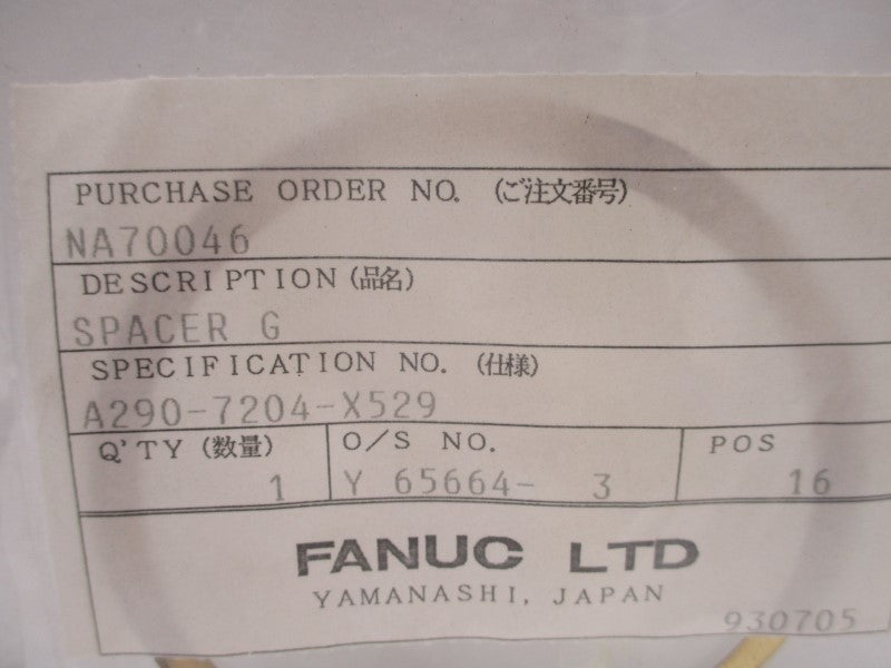 FANUC A290-7204-X529 NSMP