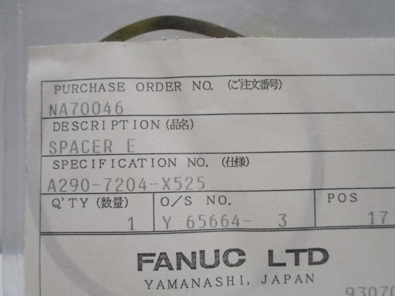 FANUC A290-7204-X525 NSMP