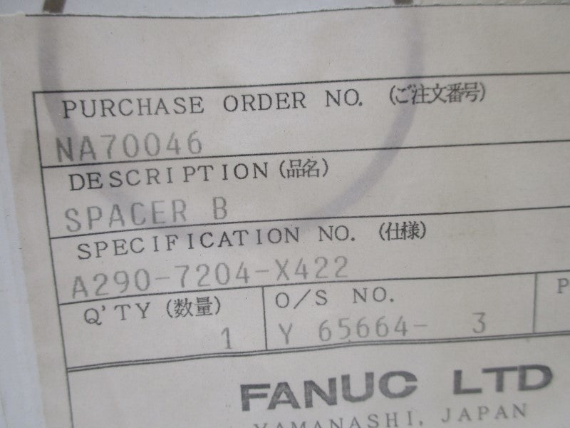 FANUC A290-7204-X422 NSMP