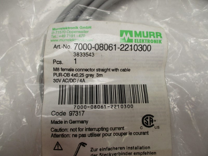 MURR ELEKTRONIK 7000-08061-2210300 NSMP