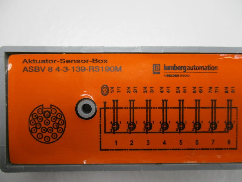 LUMBERG ASBV84-3-139-RS190M NSNP