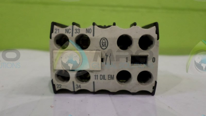 KLOCKNER MOELLER 11DILEM CONTACT AUXILIARY RELAY  UNMP