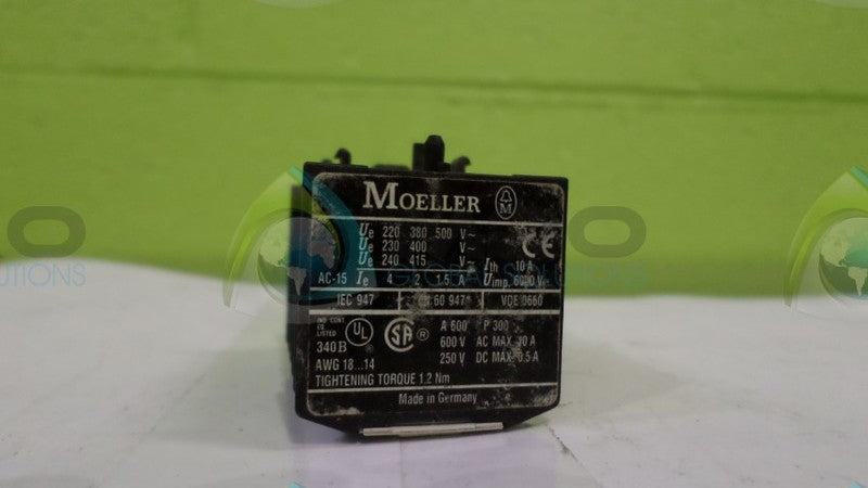 KLOCKNER MOELLER 11DILEM CONTACT AUXILIARY RELAY  UNMP
