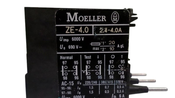 MOELLER ZE-4.0 RELAY UNMP