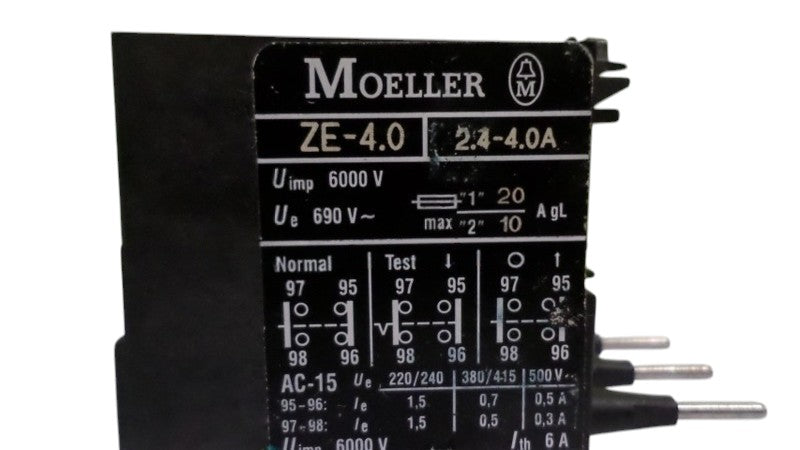 MOELLER ZE-4.0 RELAY UNMP
