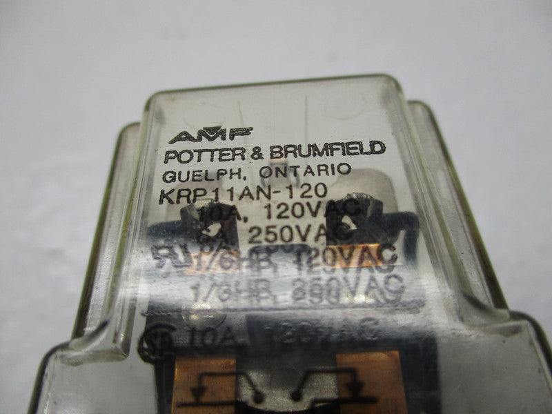 POTTER & BRUMFIELD KRP-11AN-120 120V  UNMP