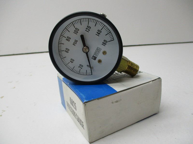 WEKSLER UA25 PRESSURE GAUGE 0-160 PSIG  NSMP