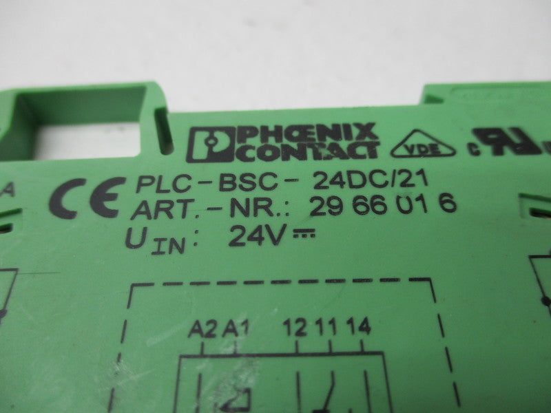 PHOENIX CONTACT PLC-BSC-24DC/21-21 TERMINAL BLOCK  UNMP