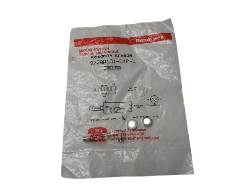 HONEYWELL 922AA1AI-A4P-L NSMP