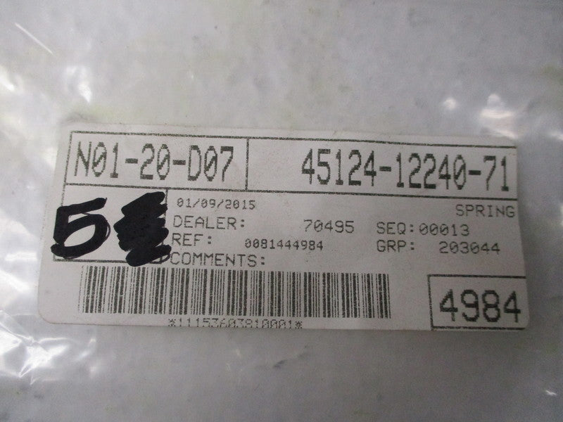 SPARE PART 45124-12240-71 (QTY OF 5) NSNP