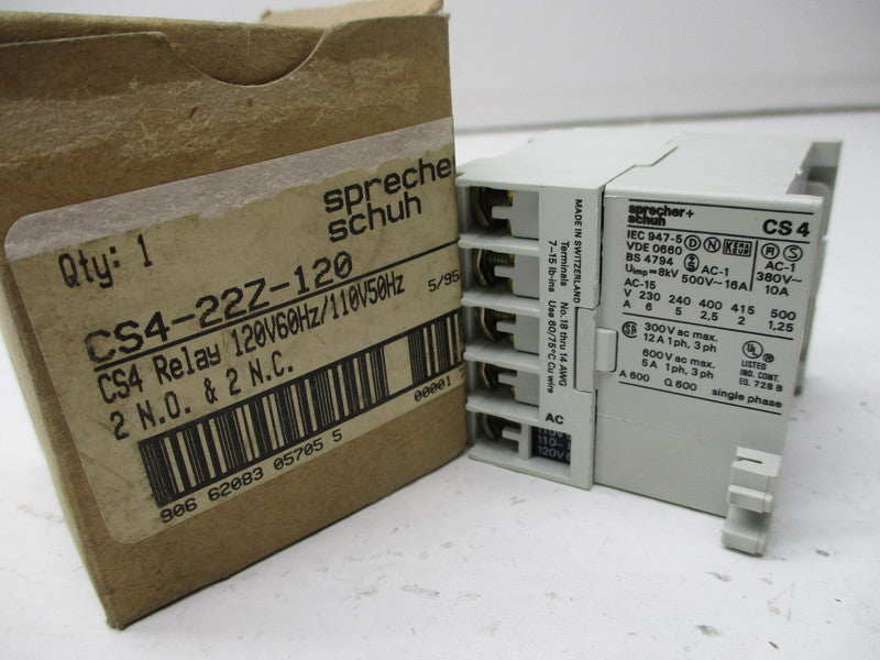 SPRECHER+SCHUH CS4-22Z-120 110/120V NSMP