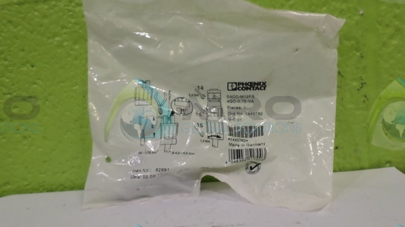 PHOENIX CONTACT SACC-M12FS-4QO-0.75 CONNECTOR NSMP