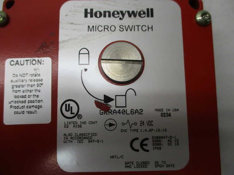 HONEYWELL GKRA40L6A2 NSNP